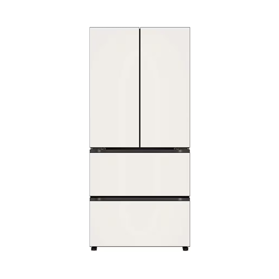 LG 디오스 오브제컬렉션 김치톡톡 김치냉장고 스탠드 480L 베이지 (글라스) (스탠다드 케어)