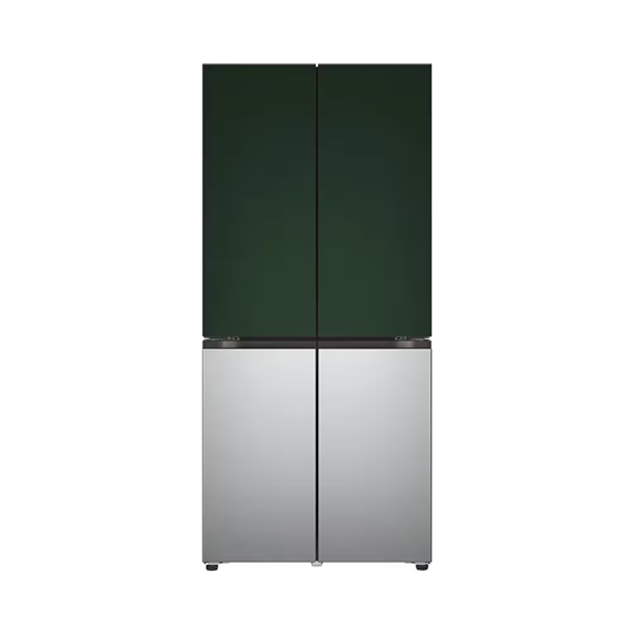 LG 상냉장 냉장고 Fit&Max 613L 그린 실버 (스테인리스) (스탠다드 케어)