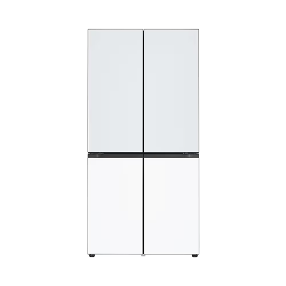LG 상냉장 냉장고 Fit&Max 613L 네이비 (글라스) (스탠다드 케어)